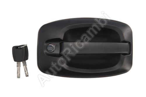 Outer front door handle Fiat Ducato since 2006 left with lock cylinder