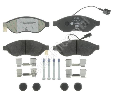 Brake pads Fiat Ducato since 2006 front Q11-17L 2-sensors, with accessories