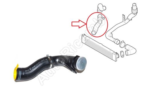 Charger Intake Hose Fiat Ducato since 2006 from intercooler to throttle
