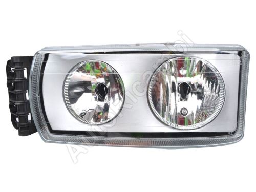 Headlight Iveco EuroCargo, Stralis right, H7+H7 without regulation