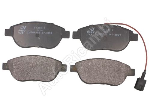 Brake pads Fiat Fiorino since 2007 1.3D/1.4i front, 1-sensor with accessories