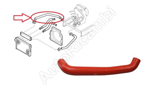 Charger Intake Hose Iveco Daily 2000-2006 2.8 C15 from turbocharger to intercooler