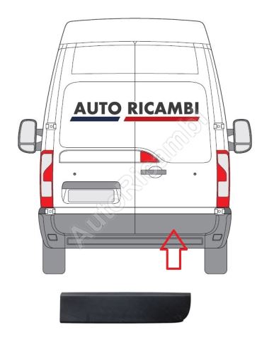 Protective trim Renault Master since 2010 rear, right door