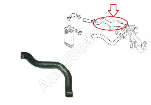Charger Intake Hose Fiat Ducato 1994-2006 2.8 JTD from intercooler to throttle